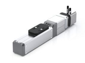 Axis system ES4 consisting of linear axis with spindle drive and matched drive components.