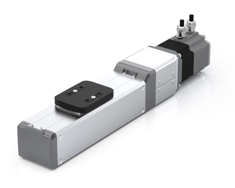 Axis system ES6 consisting of linear axis with spindle drive and matched drive components.